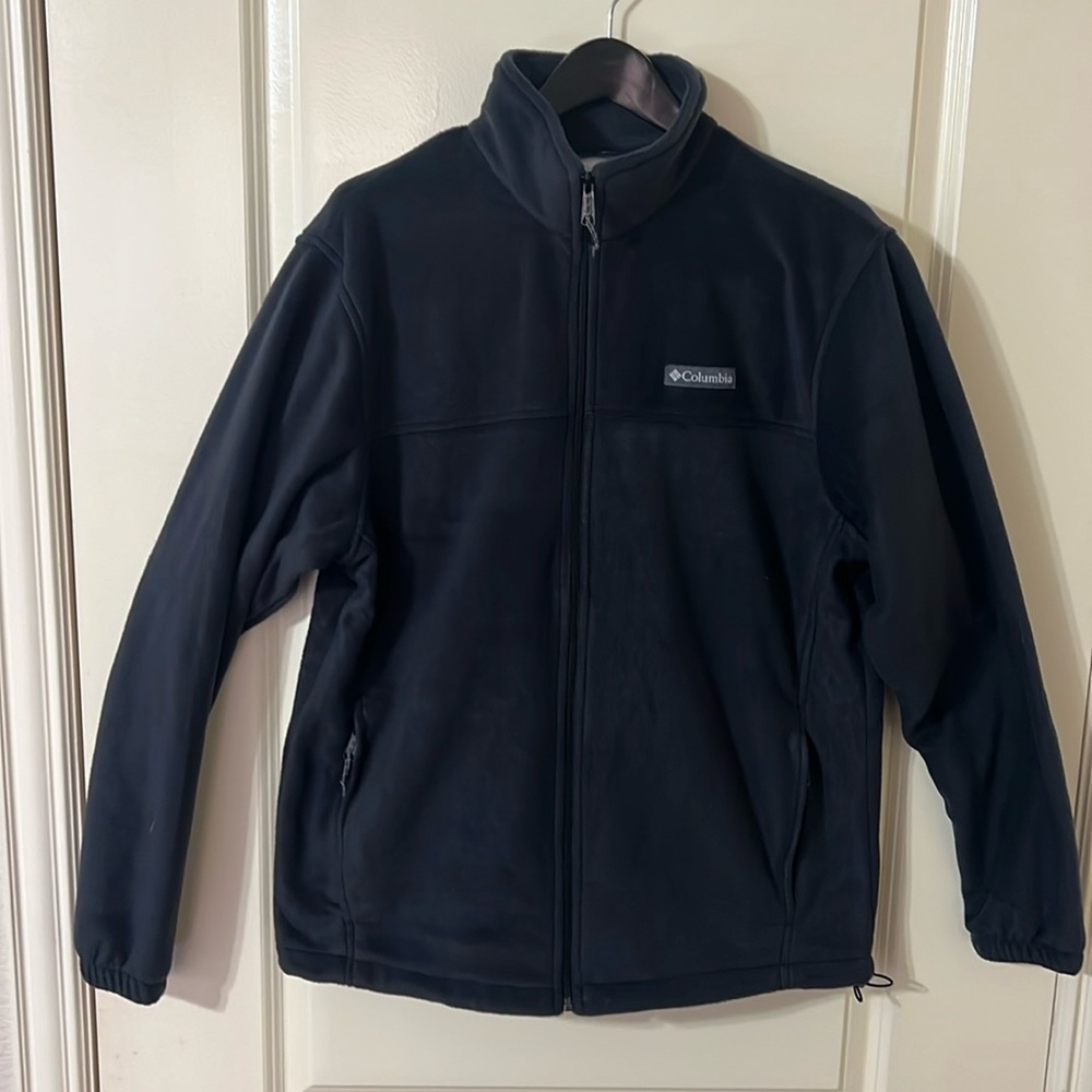 Columbia Fleece Sweater/Light Jacket Size L